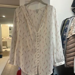 joie champagne blouse